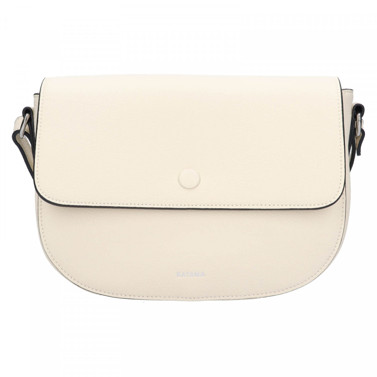DÁMSKÁ KOŽENÁ KABELKA CROSSBODY KATANA KRÉMOVÁ AMÁLIE - Obrázek 2