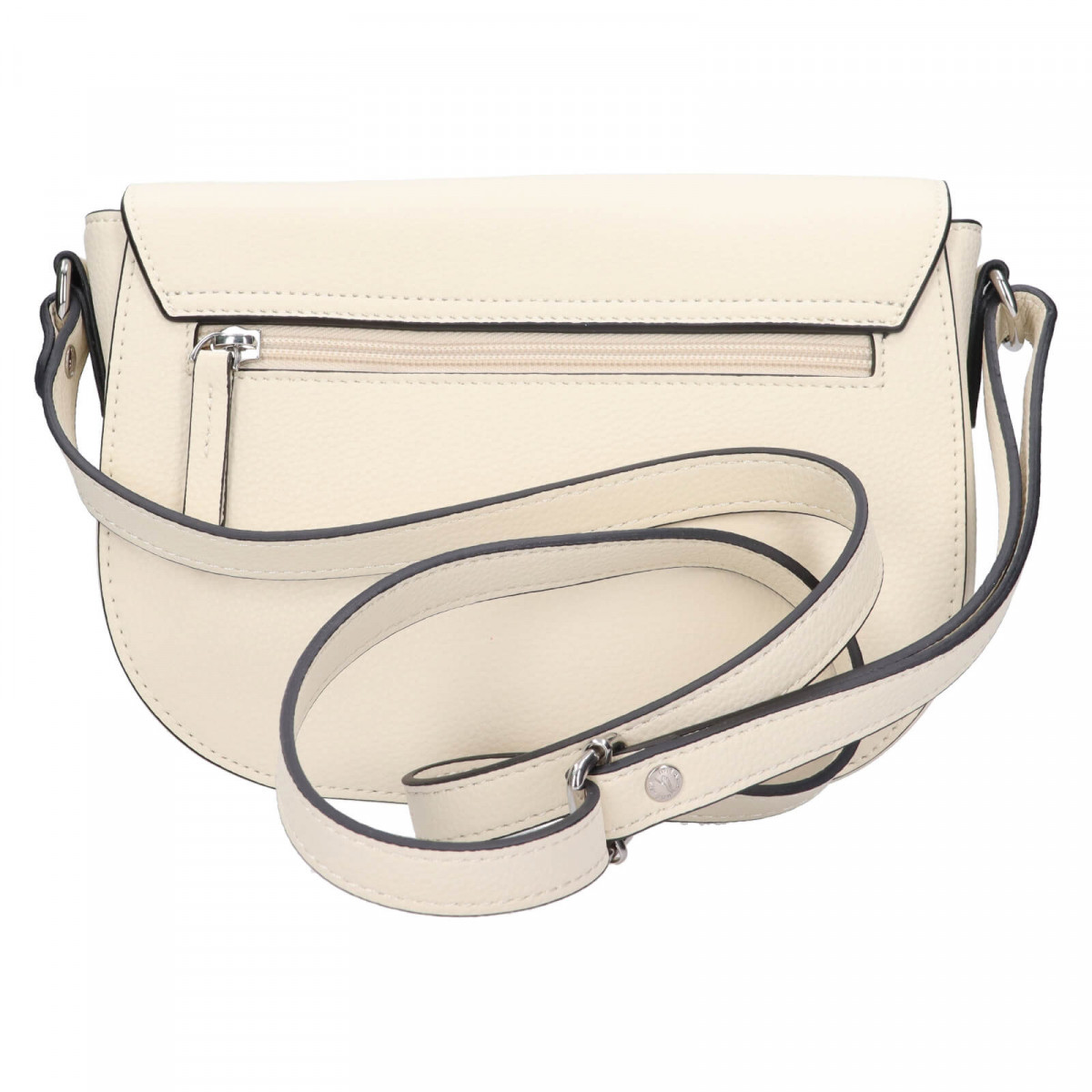 DÁMSKÁ KOŽENÁ KABELKA CROSSBODY KATANA KRÉMOVÁ AMÁLIE - Obrázek 3