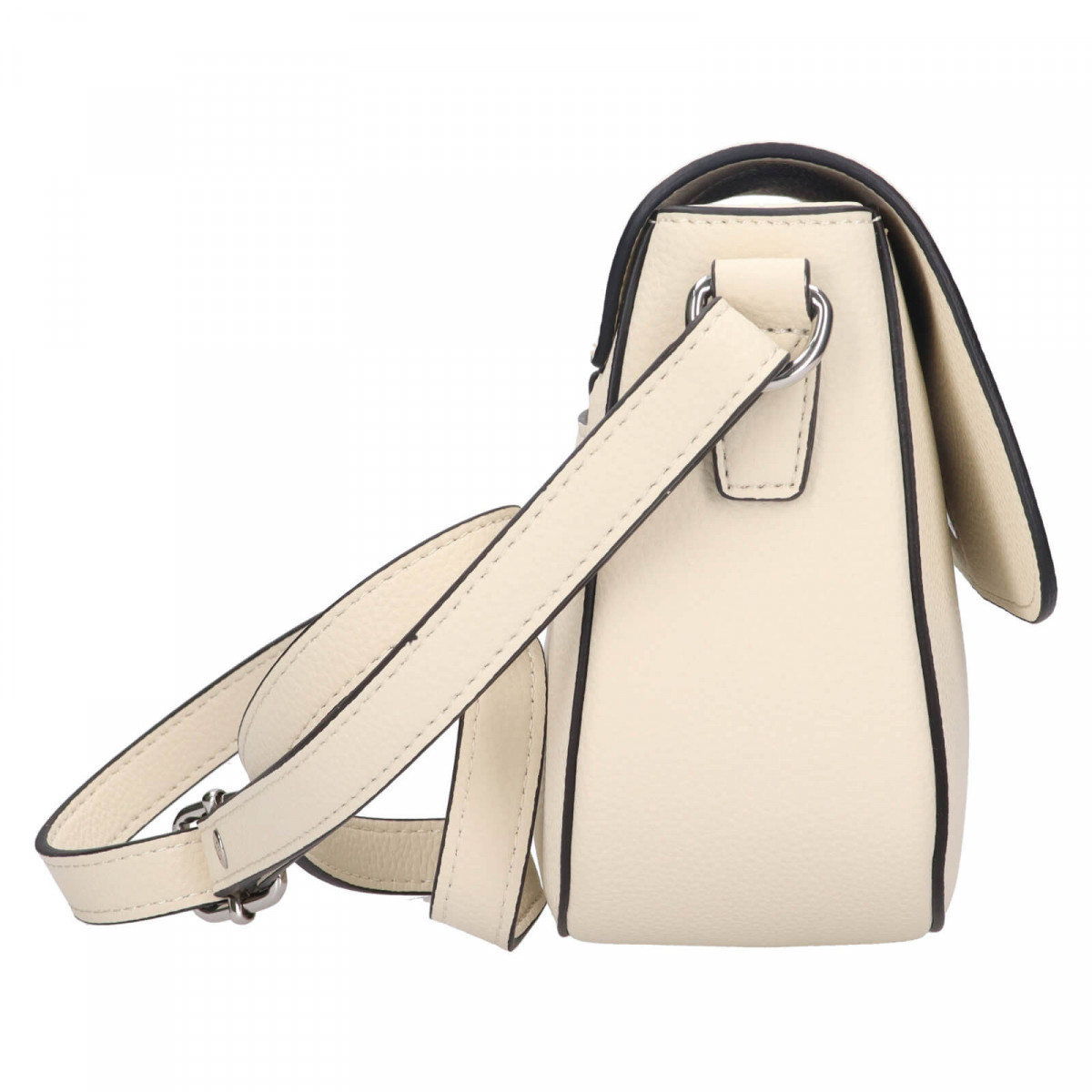 DÁMSKÁ KOŽENÁ KABELKA CROSSBODY KATANA KRÉMOVÁ AMÁLIE - Obrázek 4