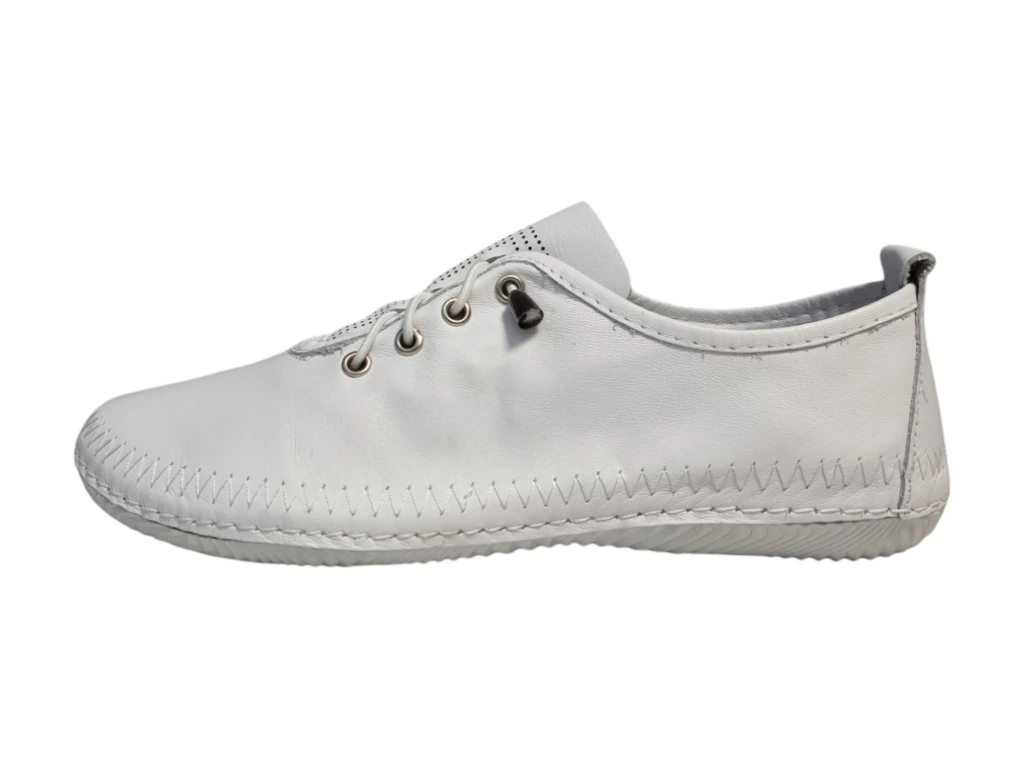DÁMSKÉ KOŽENÉ POLOBOTKY BÍLÉ URBAN LADIES - Obrázek 4